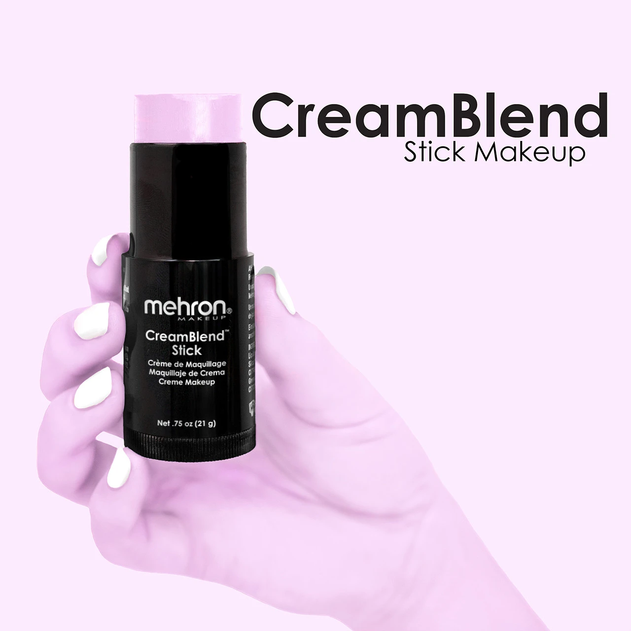 Mehron CreamBlend™ Stick Pastel Purple 4 Mehron CreamBlend™ Stick Pastel Purple - Afbeelding 2