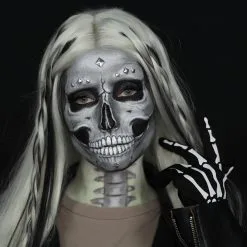 Mehron Paradise Makeup Metallic Silver (40 Gram) -Aanbiedingen Fine Makeup Winkel 800 BSA LS1 42786