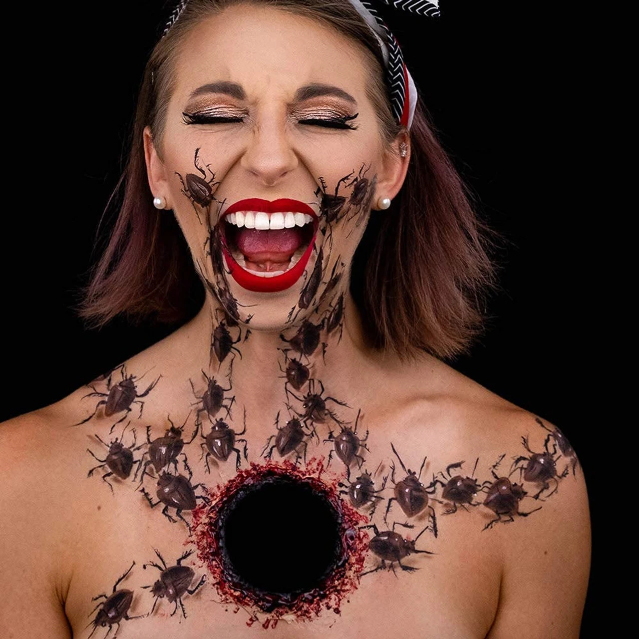 Mehron Paradise Makeup Dark Brown (40 Gram) 6 Mehron Paradise Makeup Dark Brown (40 Gram) - Afbeelding 4