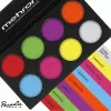 Mehron Paradise Makeup Neon UV Glow Palette, 8 Colors -Aanbiedingen Fine Makeup Winkel 808 ParadiseNeon8ColorPalette grande
