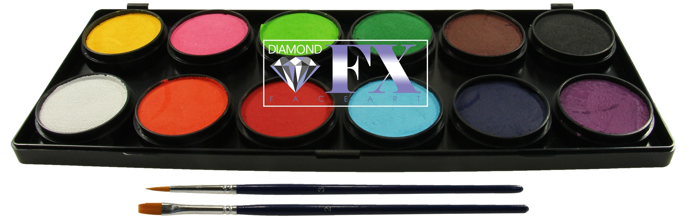 Diamond FX Palette 12 Colors Essential (12x10Gram) 3 Diamond FX Palette 12 Colors Essential (12x10Gram)