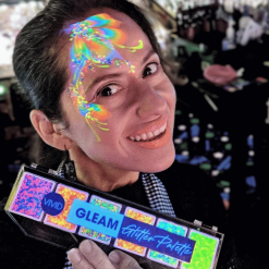 Vivid Glitter Vivid Gleam Glitter Cream Palette - Galactic UV (48gr) 7 Vivid Glitter Vivid Gleam Glitter Cream Palette - Galactic UV (48gr) -Aanbiedingen Fine Makeup Winkel GalacticUV face