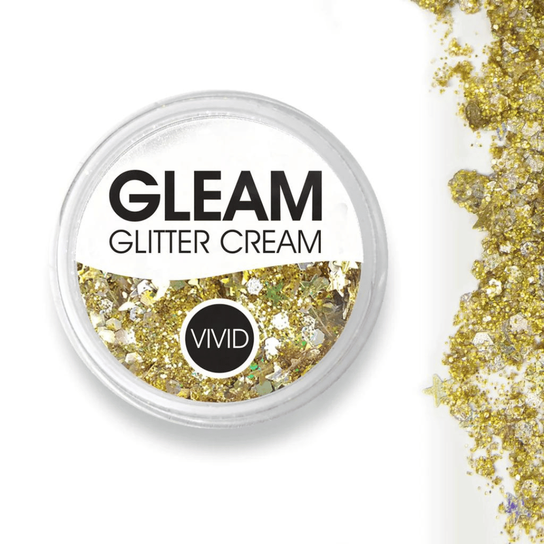 Vivid Glitter Vivid Gleam Glitter Cream - Gold Dust (30gr) 3 Vivid Glitter Vivid Gleam Glitter Cream - Gold Dust (30gr)