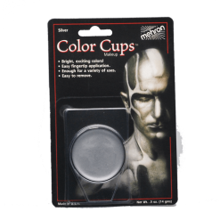 Mehron Color Cup Silver (Greasepaint)