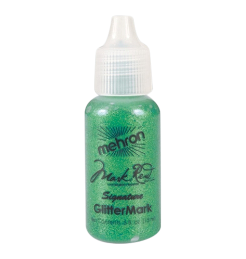 Mehron GlitterMark Holiday Green (15ml) 3 Mehron GlitterMark Holiday Green (15ml)