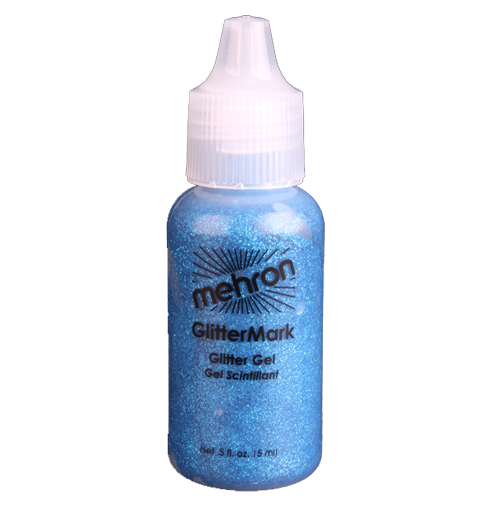 Mehron GlitterMark Pastel Blue (15ml) 3 Mehron GlitterMark Pastel Blue (15ml)