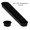 SchminkenGrime.nl Mengbakje 80cc 75mm (per 20stuks) -Aanbiedingen Fine Makeup Winkel mengbakje 80cc 75mmbb546