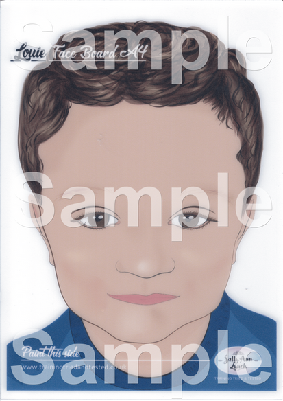 Sally-Ann Lynch Schmink Oefenbord Louie Formaat A4 3 Sally-Ann Lynch Schmink Oefenbord Louie Formaat A4