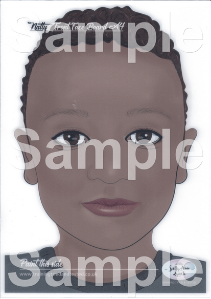 Sally-Ann Lynch Schmink Oefenbord Natty Formaat A4 3 Sally-Ann Lynch Schmink Oefenbord Natty Formaat A4