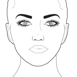 Sally-Ann Lynch Schmink Oefenbord Vrouw, Formaat A4