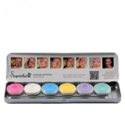 SuperStar Schminkpalette, 6 Pastelkleuren