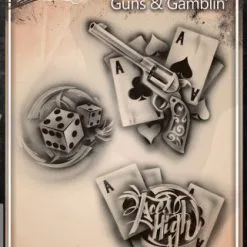 Tattoo Proâ„¢ Wiser's Airbrush TattooPro Stencil - Guns & Gamblin