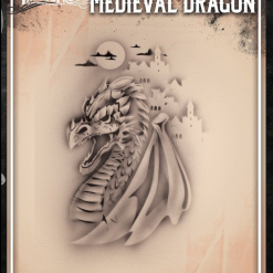 Tattoo Pro™ Wiser's Airbrush TattooPro Stencil – Medieval Dragon