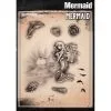 Tattoo Pro™ Wiser's Airbrush TattooPro Stencil – Mermaids -Aanbiedingen Fine Makeup Winkel wiser s airbrush tattoo pro stencil mermaids