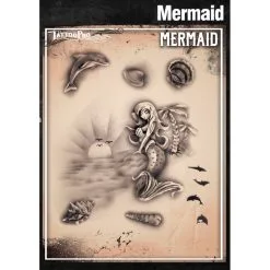 Tattoo Pro™ Wiser's Airbrush TattooPro Stencil – Mermaids