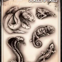 Tattoo Pro™ Wiser's Airbrush TattooPro Stencil – Scales & Tales