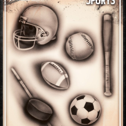 Tattoo Pro™ Wiser's Airbrush TattooPro Stencil – Sports