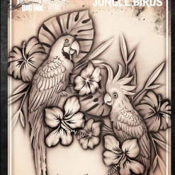 Tattoo Pro™ Wiser's Airbrush TattooPro Stencil – Big Ink - Jungle Birds