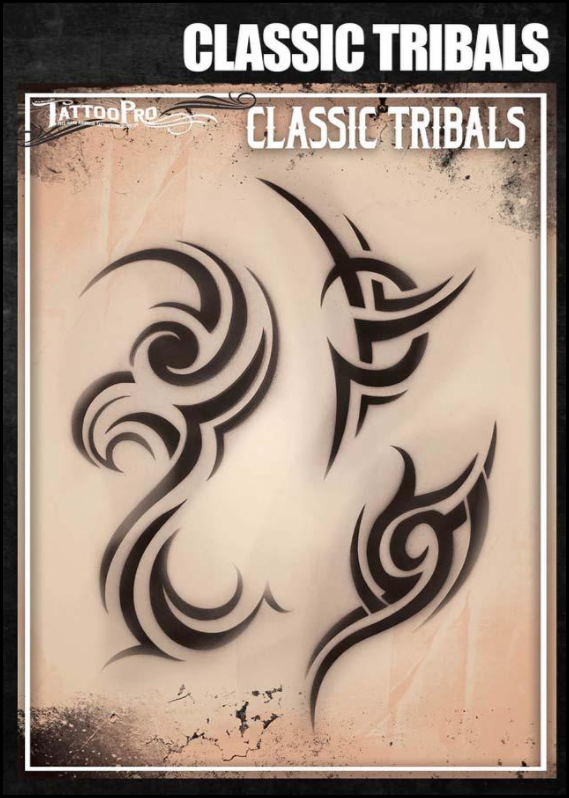 Tattoo Pro™ Wiser's Airbrush TattooPro Stencil –Classic Tribals 3 Tattoo Pro™ Wiser's Airbrush TattooPro Stencil –Classic Tribals