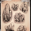 Tattoo Pro™ Wiser's Airbrush TattooPro Stencil – Crystals -Aanbiedingen Fine Makeup Winkel wiser s airbrush tattoopro stencil crystals