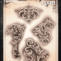 Tattoo Pro™ Wiser's Airbrush TattooPro Stencil – Fancy Filigree