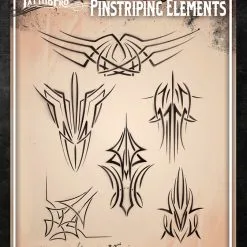 Tattoo Pro™ Wiser's Airbrush TattooPro Stencil – Pinstriping