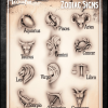 Tattoo Pro™ Wiser's Airbrush TattooPro Stencil – Zodiac -Aanbiedingen Fine Makeup Winkel wiser s airbrush tattoopro stencil zodiac